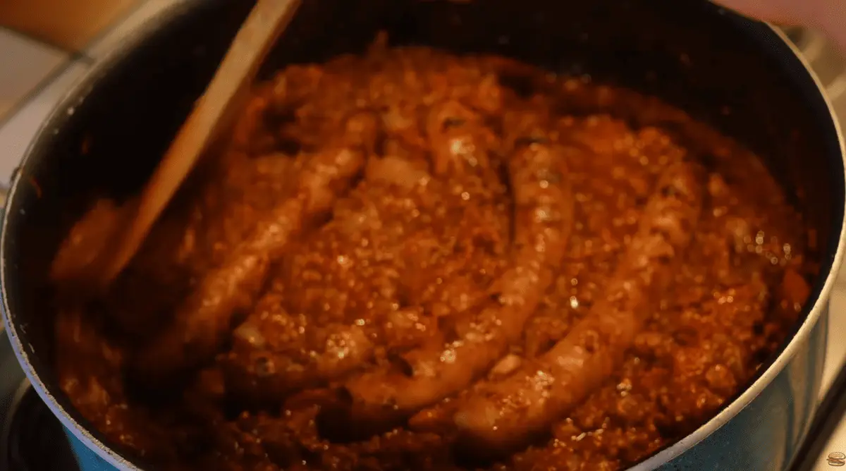 Step 8: Place the hot dog in the bun, then