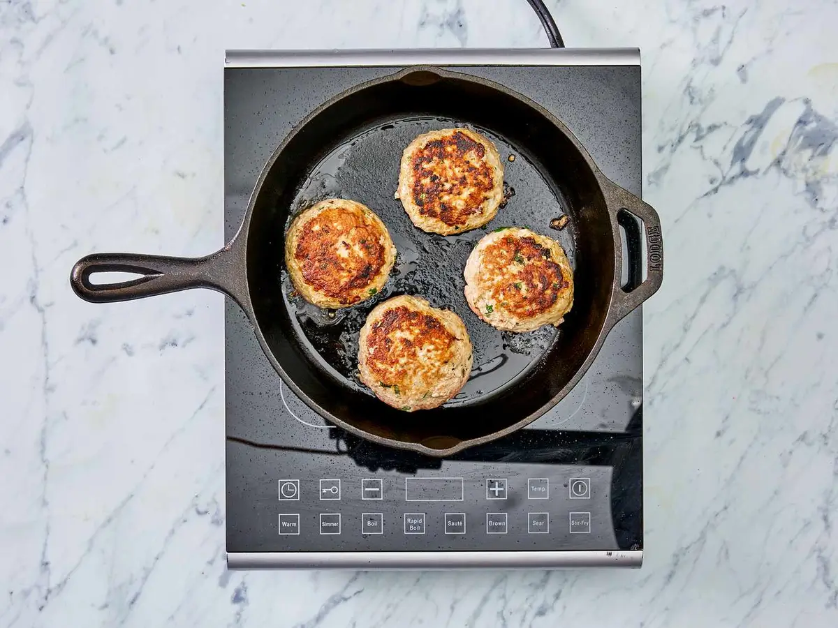 Step 4: Cook the patties in a medium skillet over