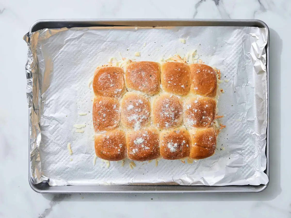 Step 6: Put the top half of the rolls in