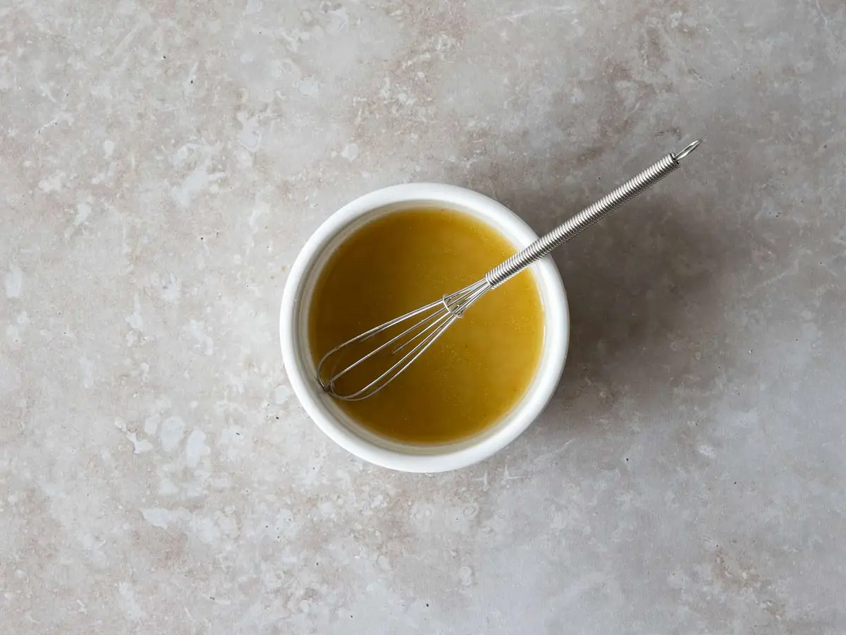 Step 6: In a microwave-safe bowl, combine the butter, brown