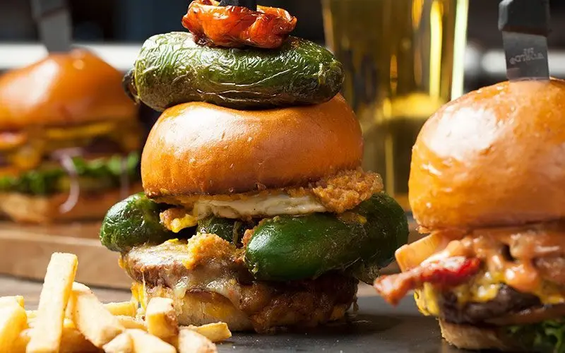 50 Alarm Burger from Slater's 50/50