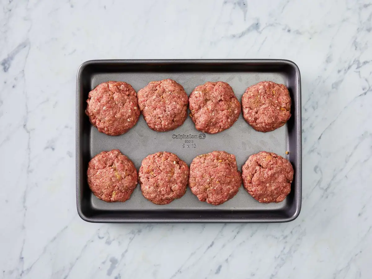 Step 3: Divide the mixture into 8 equal portions and