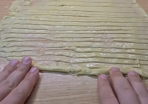 Step 1: Start with the paratha dough. Mix flour, salt,