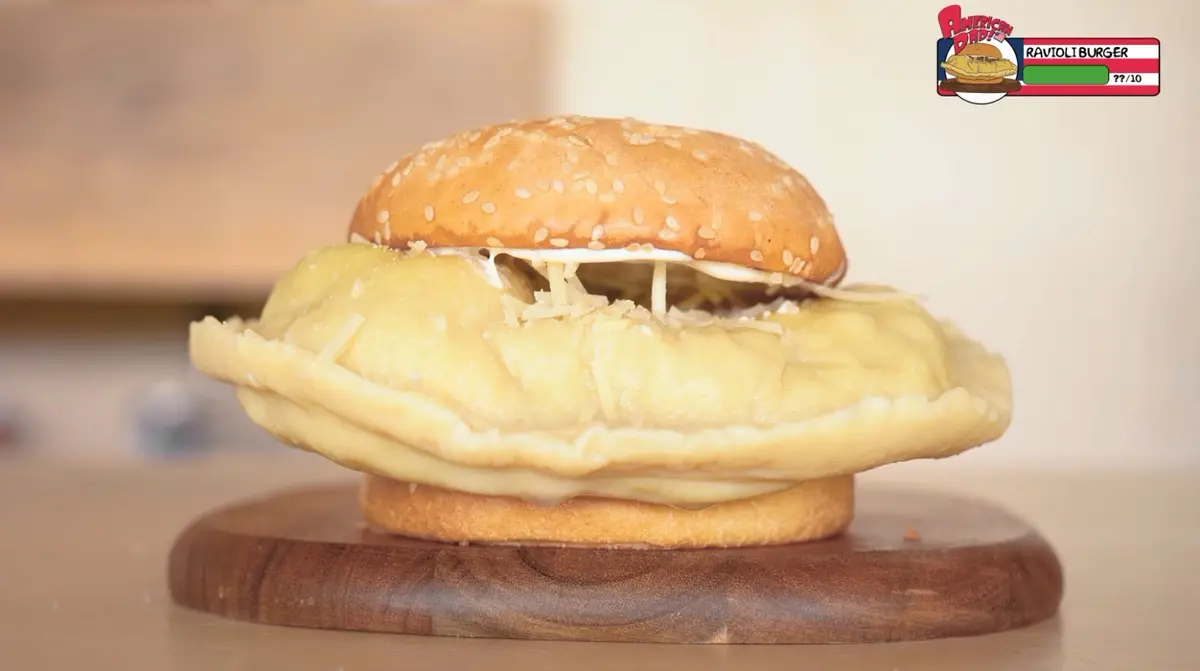 Ravioli Burger