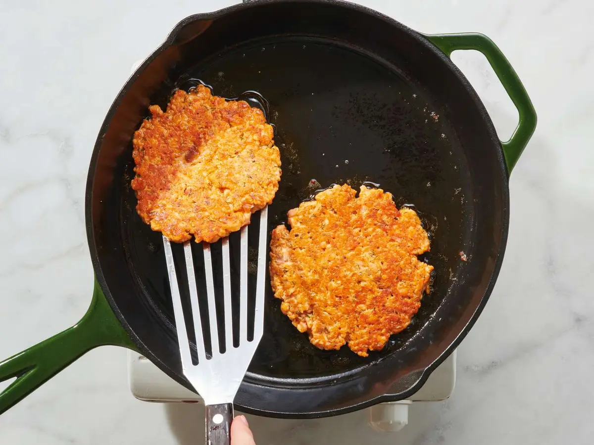 Step 6: Put the balls in the pan with plenty